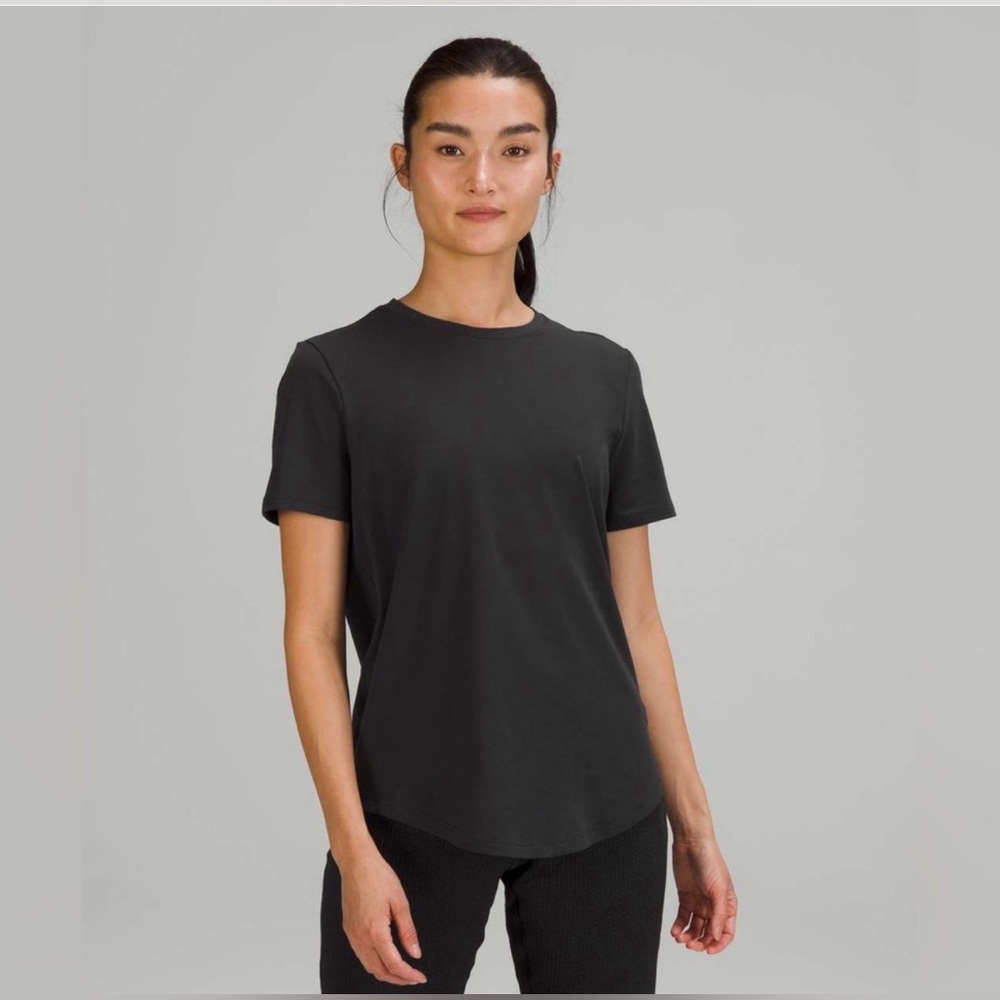 ✨LIKE NEW✨ Lululemon Love Crew Pima Cotton Short Sleeve T-Shirt Black SOFT Yoga